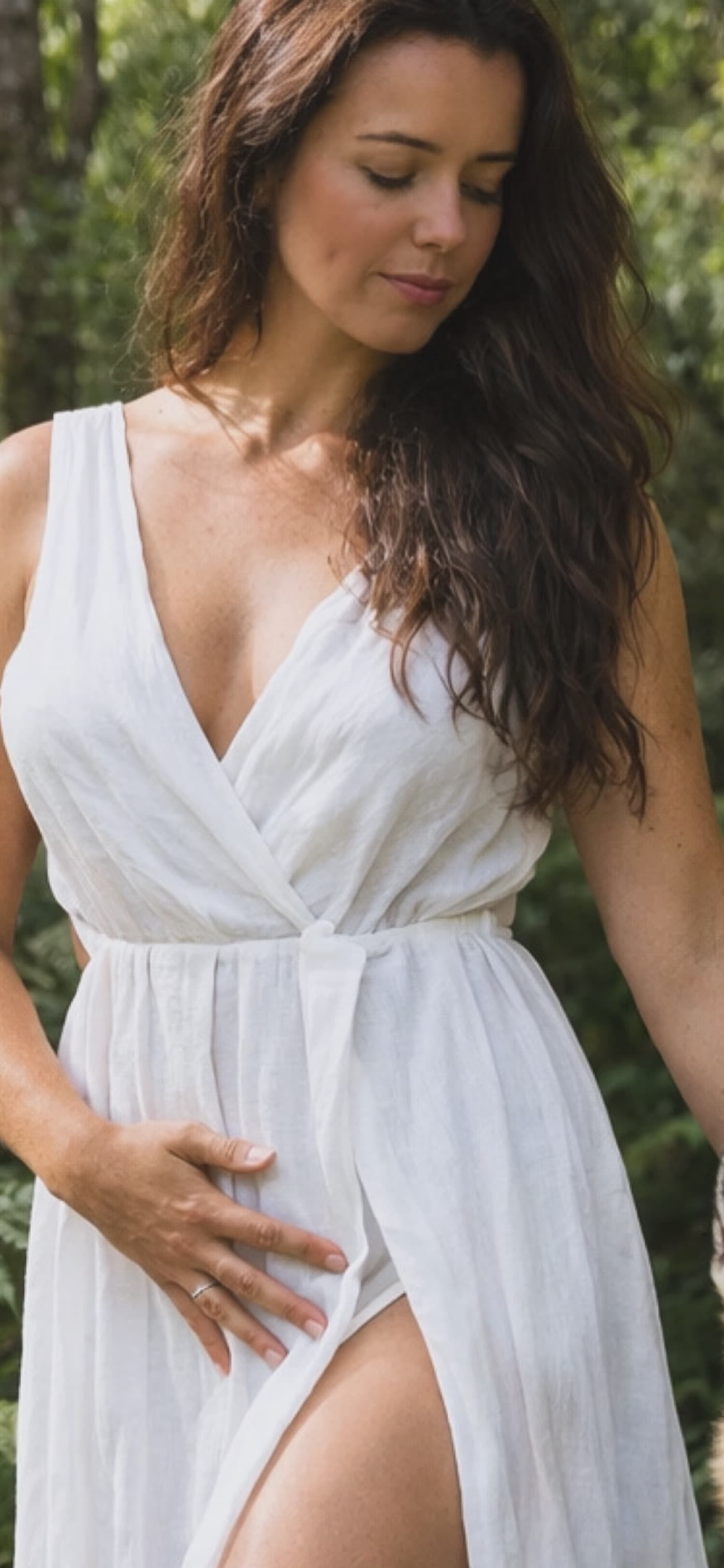 Sophia Cataldo in the forest at Okura